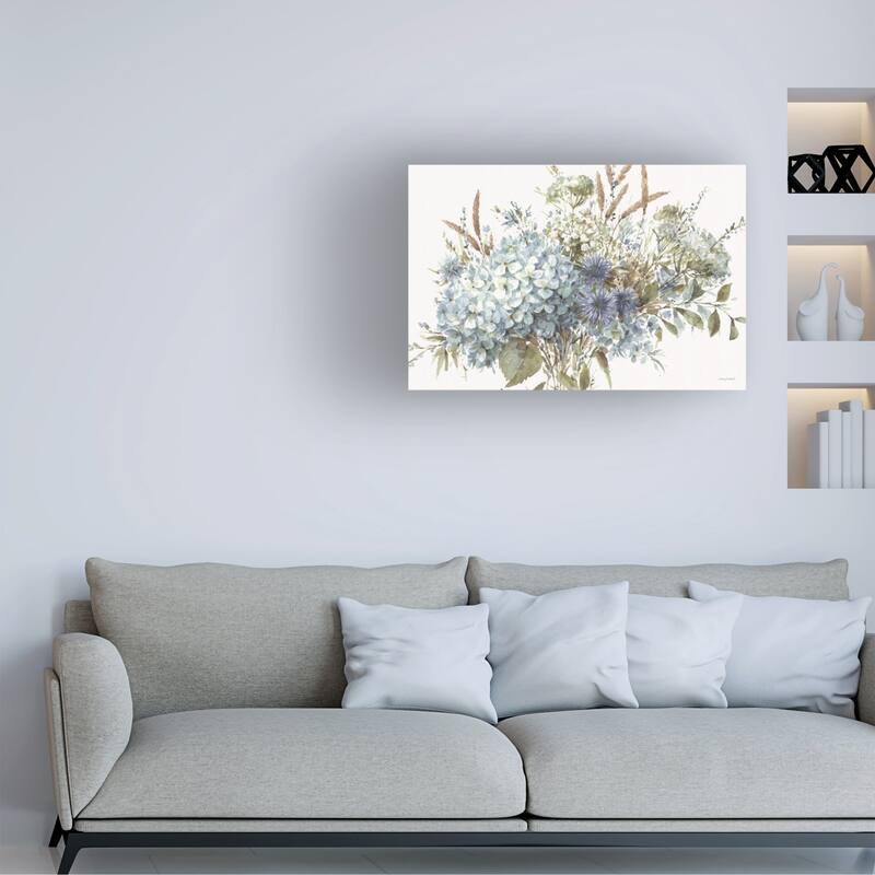 Lisa Audit 'Bohemian Blue 01 Landscape' Canvas Art