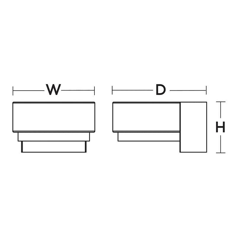 AFX ELMW0704LAJUD Elm 4" Tall LED Outdoor Wall Sconce