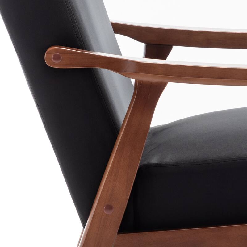 Vintage Classic Upholstered Accent Armchair