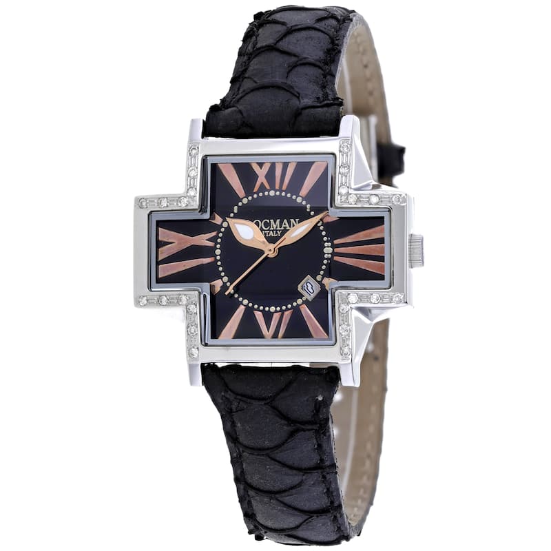Locman Women's Diamond Plus Mother of Pearl Dial Watch - 181SBKD/BKKS - Mother of Pearl - 6 (36)