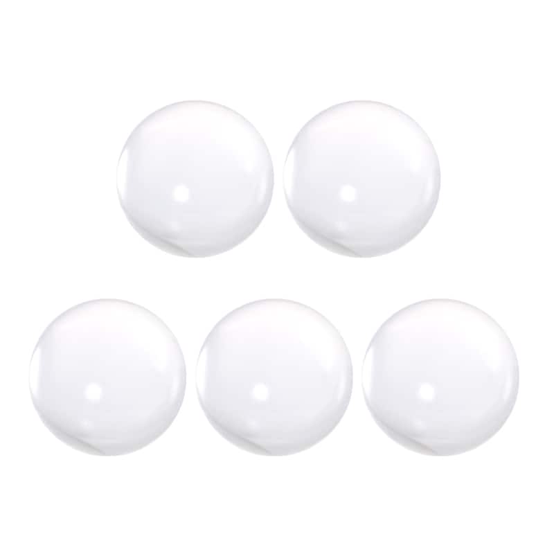 40mm Diameter Acrylic Ball Clear/Transparent Sphere Ornament 1.6" 5Pcs