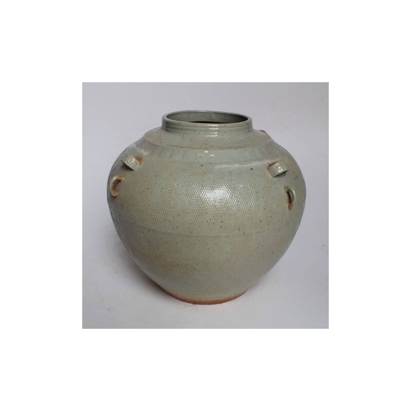 Celadon Four Ear Ancestor Wine Jar