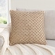 preview thumbnail 28 of 92, Boho Living Jada Braided Cotton/Jute Throw Pillows Beige - 20x20