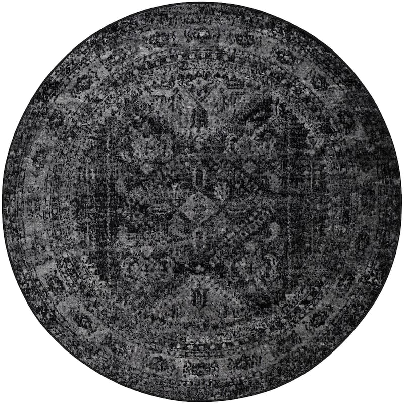 Livabliss Monte Carlo Updated Traditional Medallion Area Rug