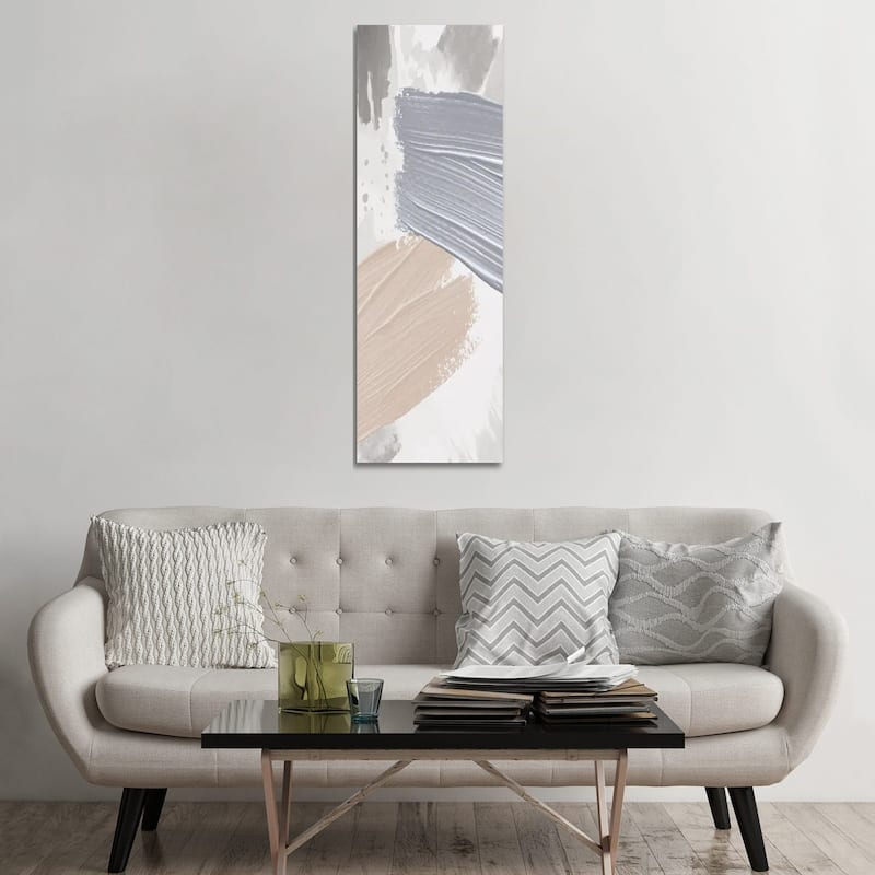 iCanvas "Strokes I" by Kimberly Allen Canvas Print - 60x20x1.5