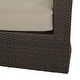 preview thumbnail 12 of 16, Darius Outdoor Wicker Aluminum Swivel Club Chair with Cushion (Set of 2) by Christopher Knight Home