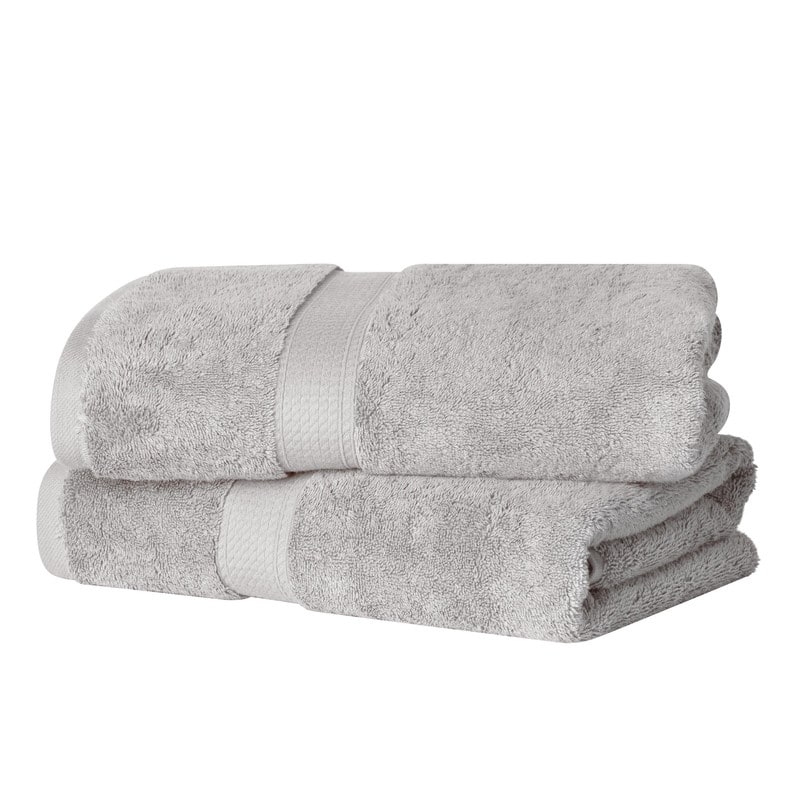 Superior Egyptian Cotton Pile Heavyweight Bath Towel Set of 2