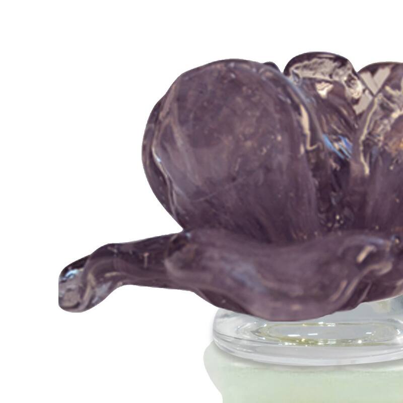 Red Rose Hand Blown Perfume Bottle