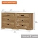 preview thumbnail 52 of 71, WAMPAT Mid Century Modern Dresser, 31.9" Tall Storage Cabinet with Drawers