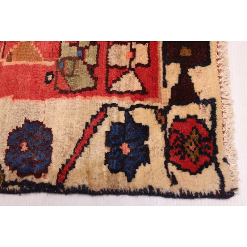 ECARPETGALLERY Hand-knotted Melis Vintage Dark Navy, Red Wool Rug - 5'11 x 4'11