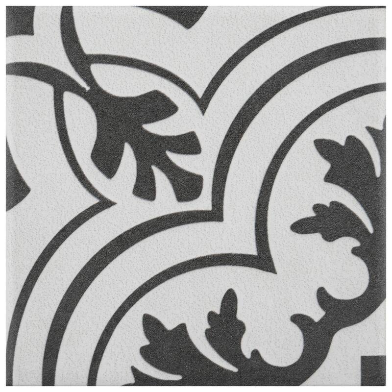 Merola Tile Twenties Mini Vintage 3-7/8" x 3-7/8" Ceramic Floor and Wall Tile