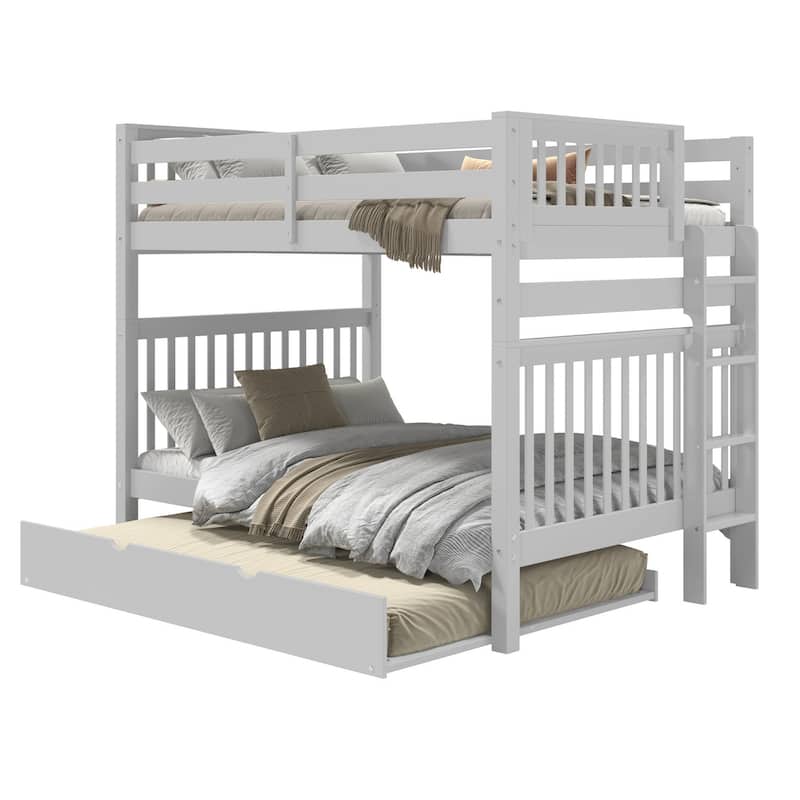 Taylor & Olive Trillium Full over Full Bunk Bed, Full Trundle