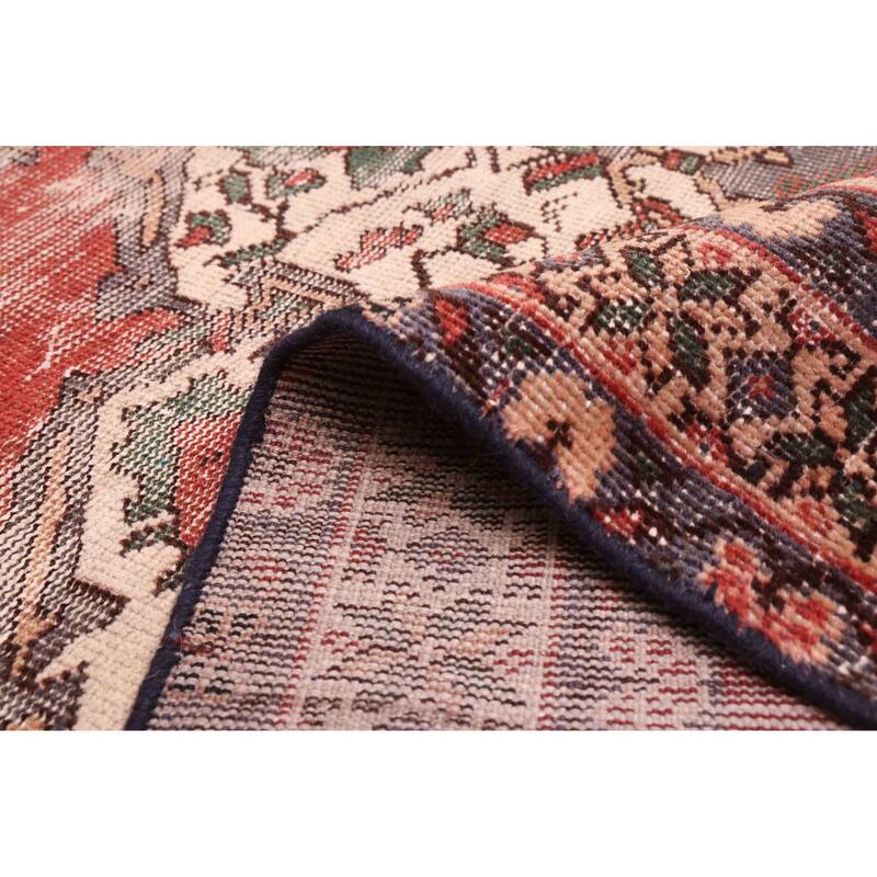 ECARPETGALLERY Hand-knotted Antalya Vintage Red Wool Rug - 5'2 x 9'5