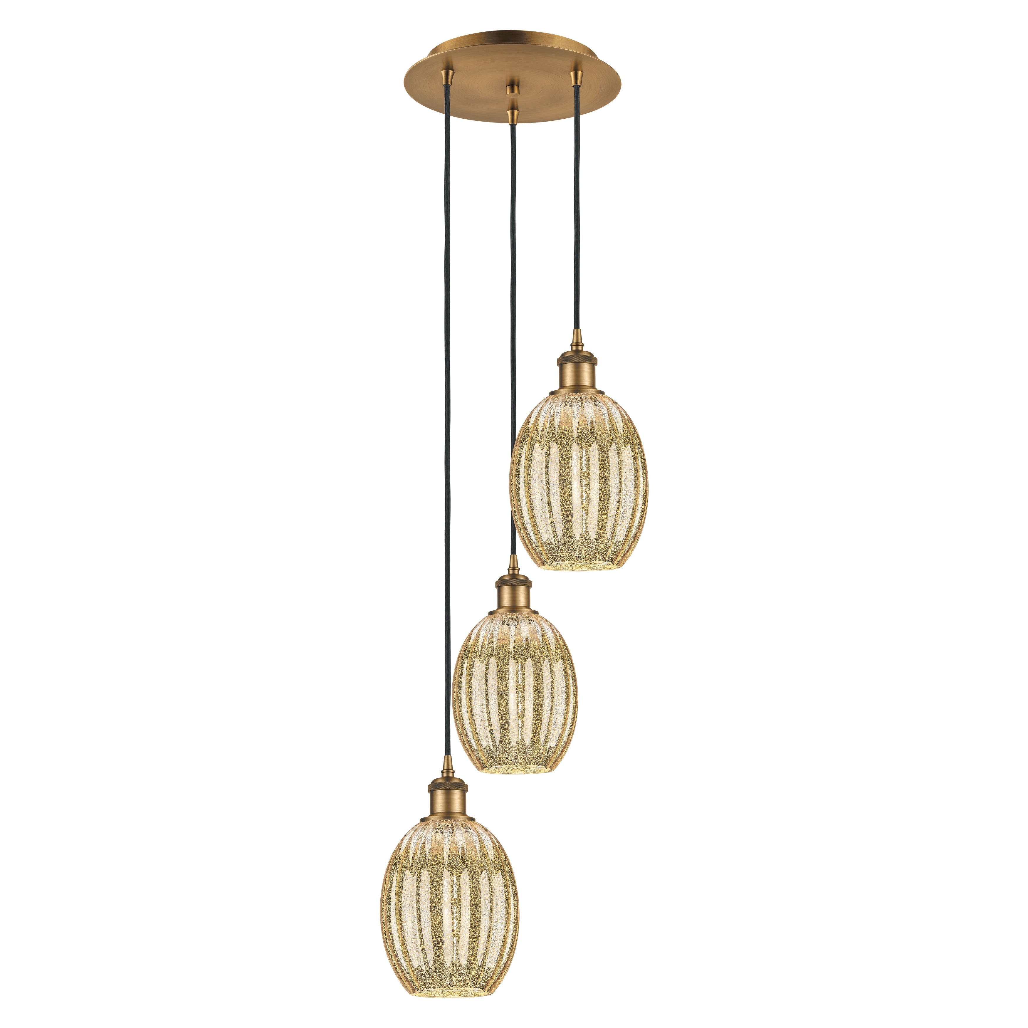 Innovations Lighting Endless Possibilities Ballston - Preston - 3 Light 13" Bulb Shade Cord Hung Multi Pendant