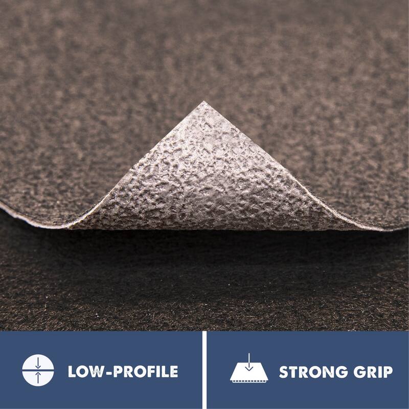 Premium Low Profile Non Slip Rug Pad by Slip-Stop - Black