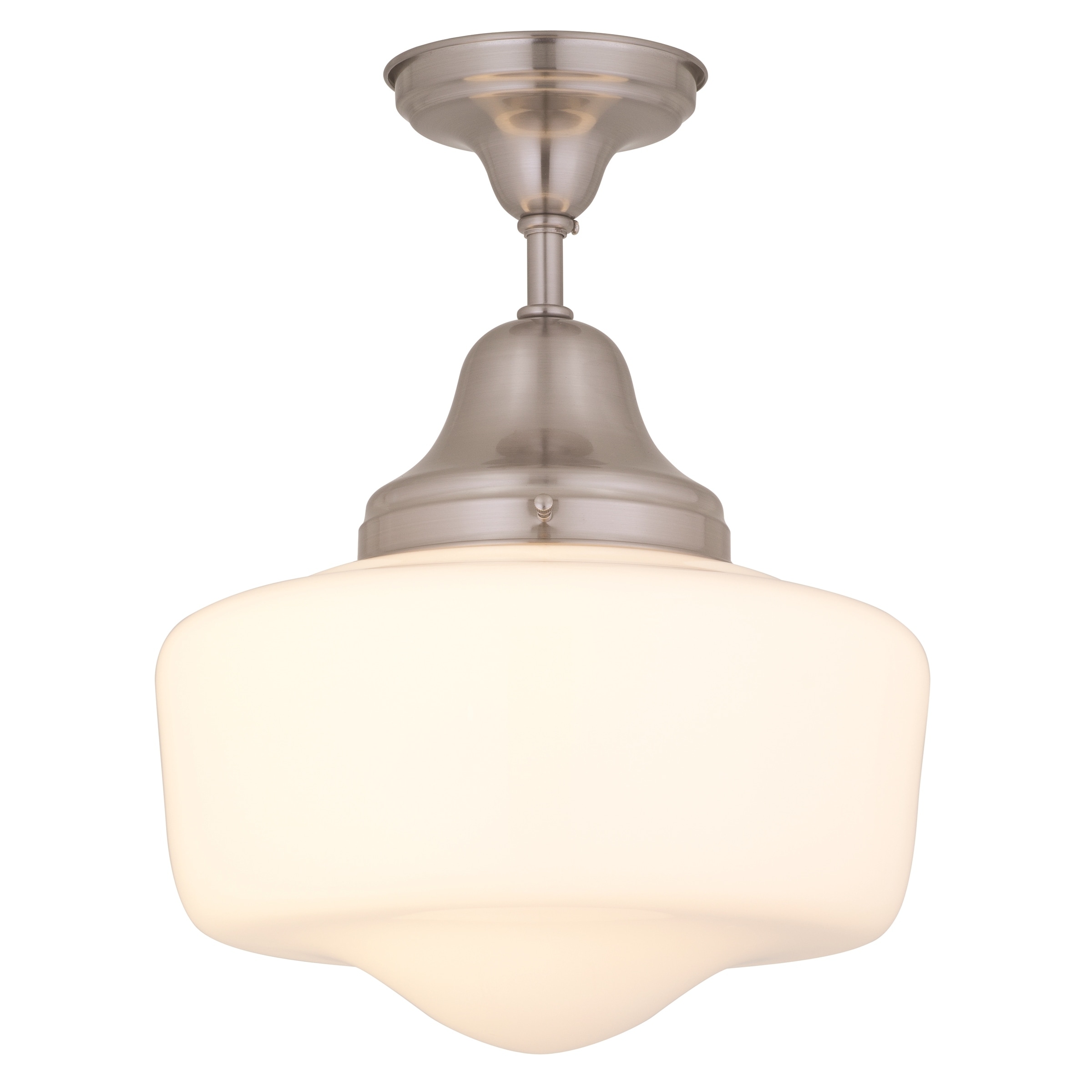 Schoolhouse semi outlet flush mount