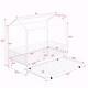preview thumbnail 28 of 48, Metal House Bed with Fence, With Trundle