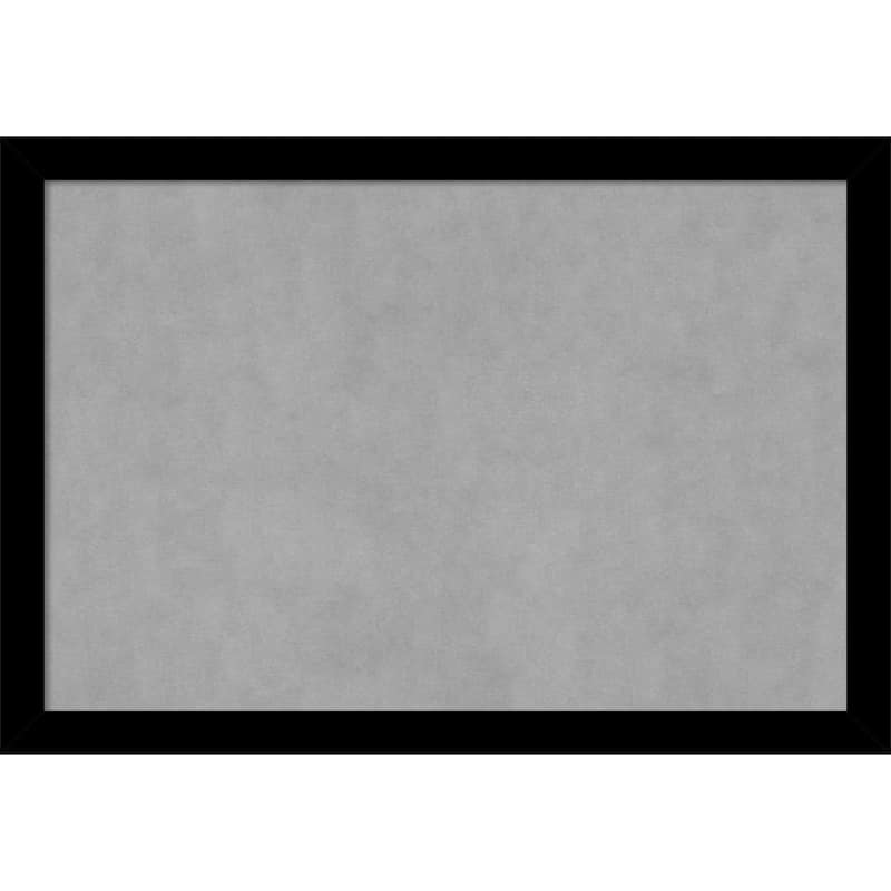 Amanti Art Basic Black Narrow Framed Magnetic Board