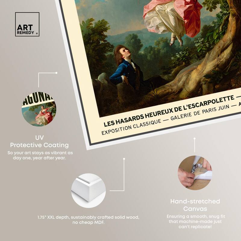 Fragonard's Swing Canvas by Art Remedy