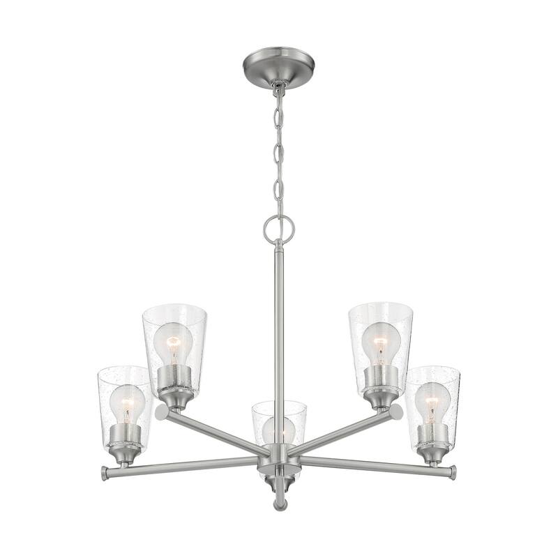 Bellevue NVCH58384 Tussle 5 Light 25" Wide Chandelier