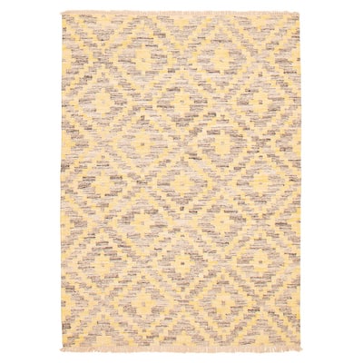 Ankara FW Gold Kilim 5'3" x 7'4" - 5'3 x 7'4