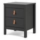 preview thumbnail 3 of 20, Porch & Den Madrid 2-Drawer Nightstand