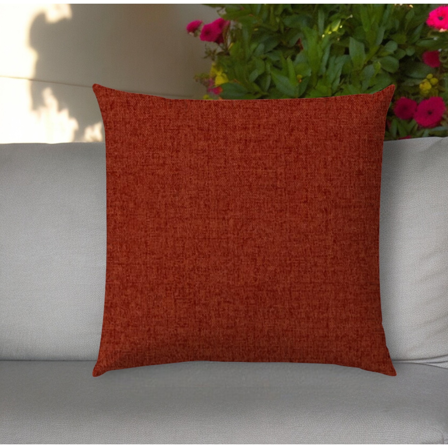 Brick red outdoor pillows outlet
