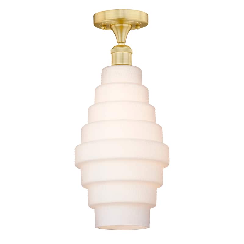Innovations Lighting Edison Cascade - 1 Light 8" Semi-Flush Mount