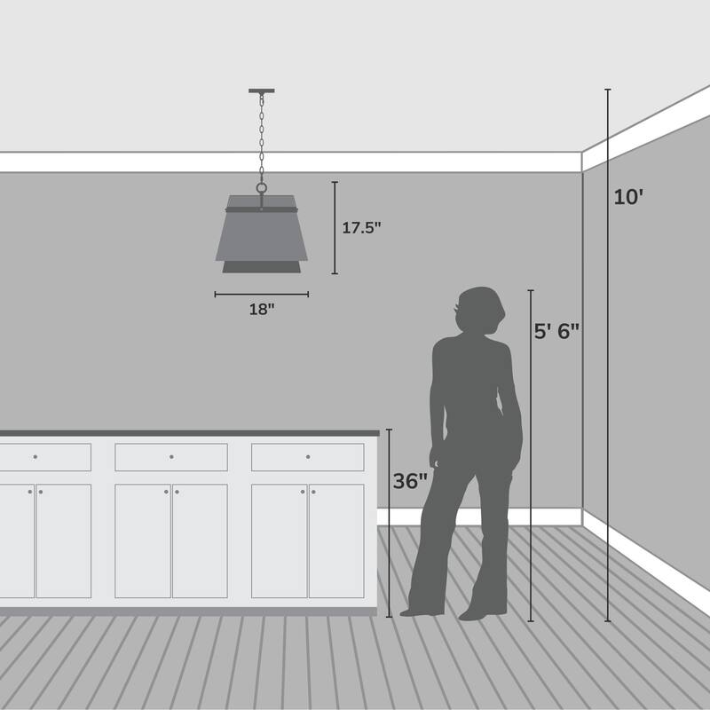 Hunter Ada Lee Alturas Gold 1 Light Pendant