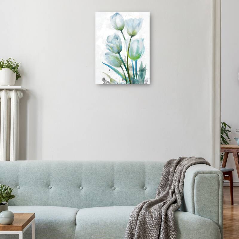Tulip Gathering I By Studio Arts Canvas Art Print