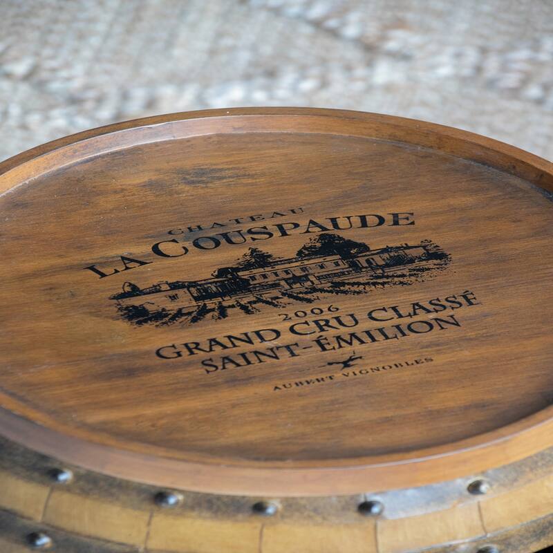 20.5x20.5x24" Drum Side Table