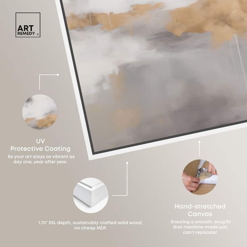 Fleeting Gold II Canvas by Art Remedy