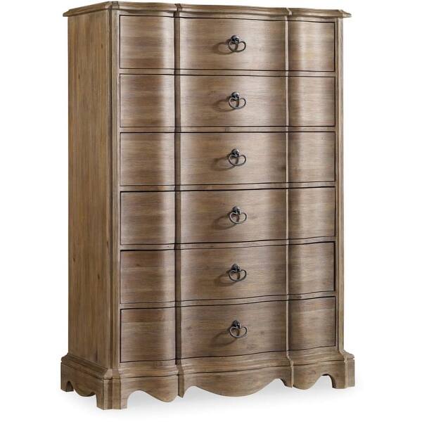 Shop Hooker Furniture 5180 90010 42 Inch Wide 6 Drawer Acacia Wood