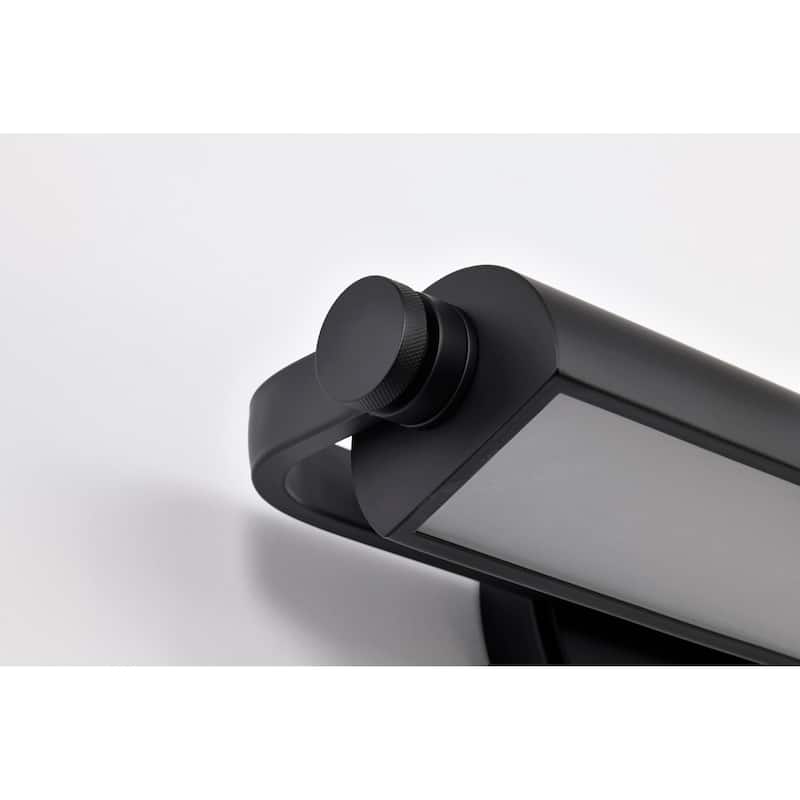 Auden 18 Inch LED Vanity 3 CCT Selectable Black Finish Acrylic Lens