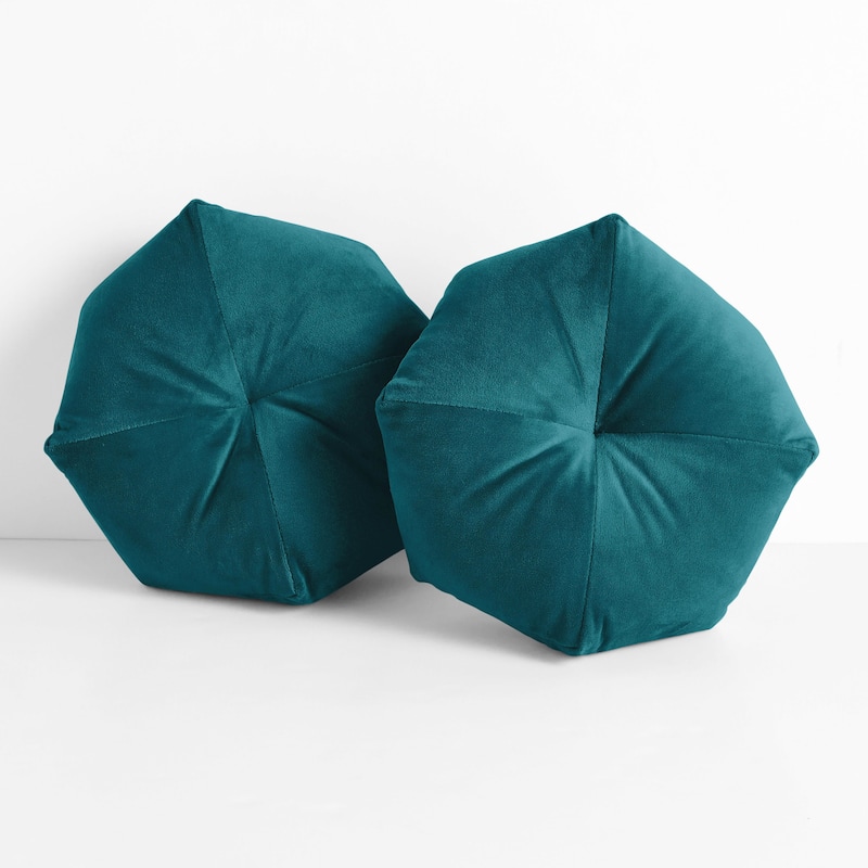 Sorra Home Golding Fabrics Indoor Knife Edge Geo Pillow Set of 2