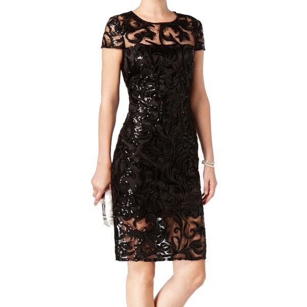vince camuto lace sheath dress