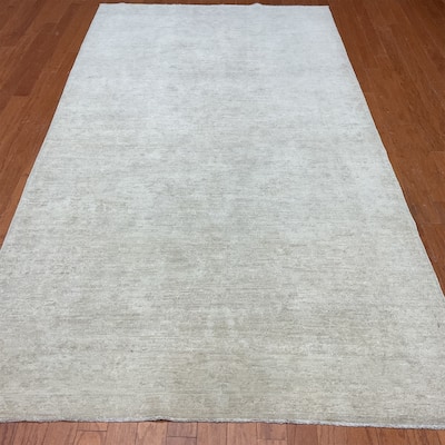 HERAT ORIENTAL Handmade Whitewash Oushak Wool Rug - 4'9" x 8'9"
