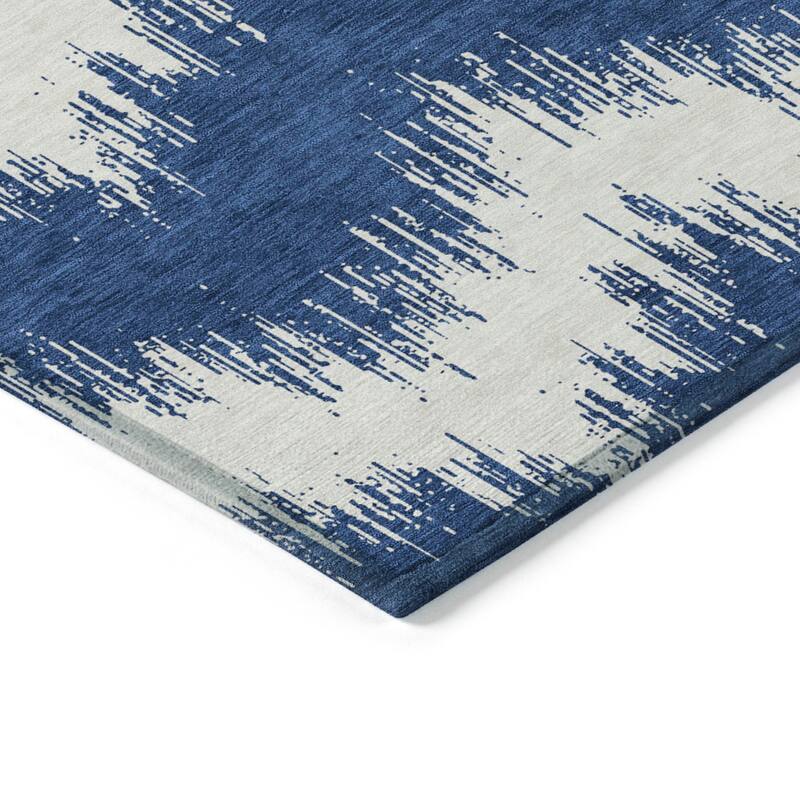 Machine Washable Indoor/ Outdoor Chantille Modern Chevron Rug