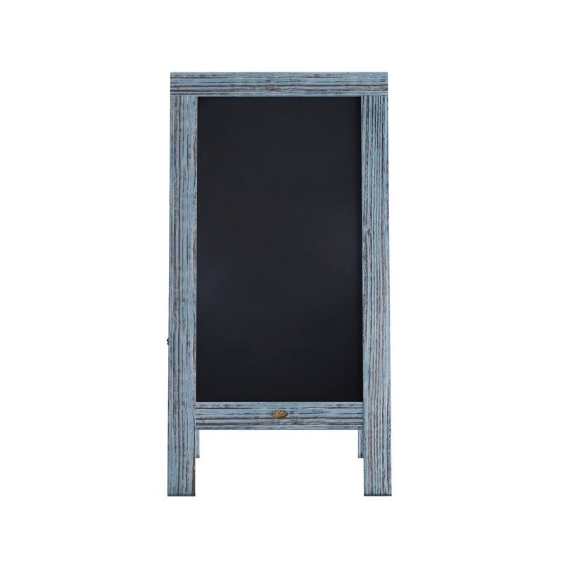 Wood A-Frame Magnetic Chalkboard Set-Markers, Stencils, and Magnets