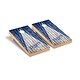 preview thumbnail 1 of 3, Los Angeles Dodgers MLB Triangle Cornhole Board Set Include Carrying Case