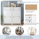 preview thumbnail 6 of 17, Merax Wood Grain Pattern Top Shoe Storage Solution with Adjustable Panel