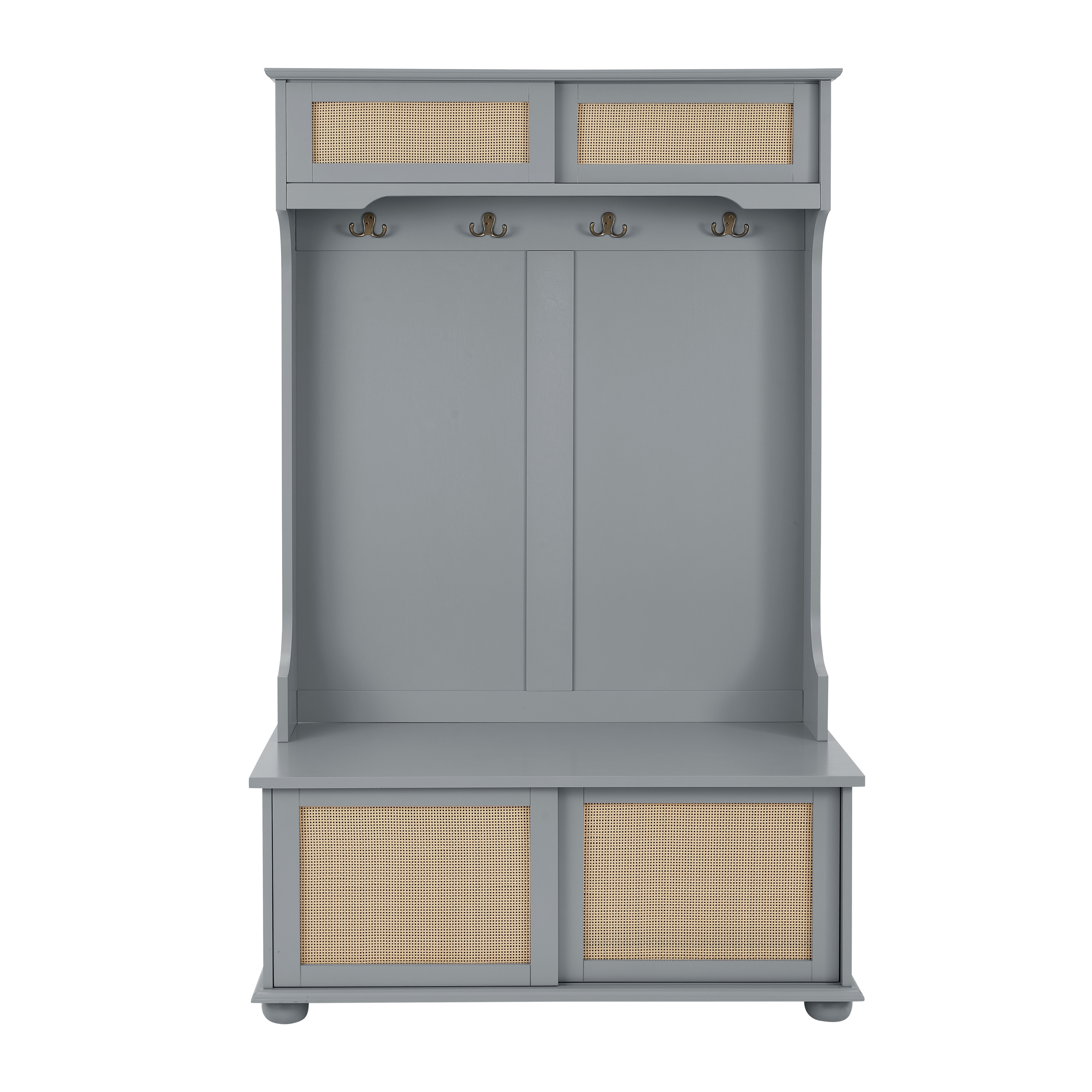 Hall Tree With Bench And Shoe Storage Crosley Furniture Seaside Hall ...