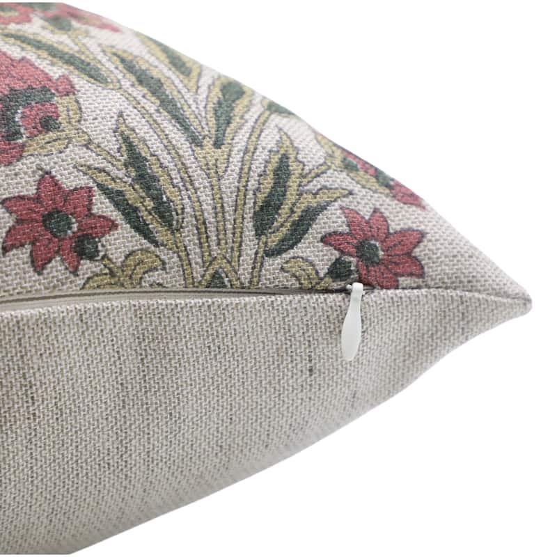 Fabdivine Linen Square Block print pillow Cover