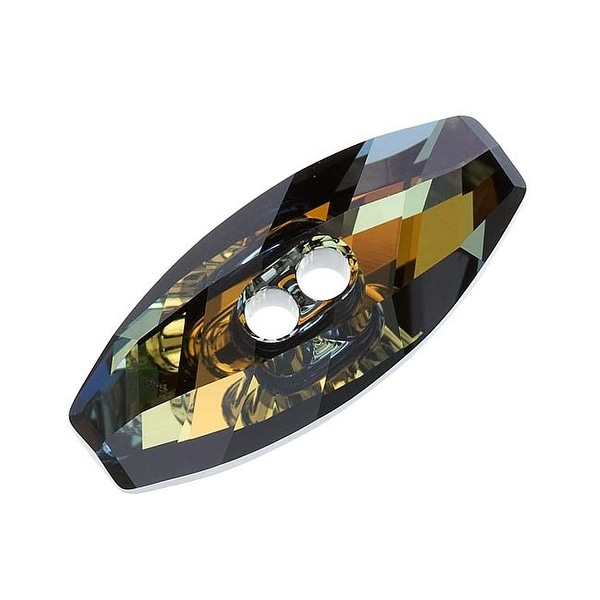 Swarovski Elements Crystal, 3024 Dufflecoat Sew-On Stone Buttons 23mm, 1 Piece, Crystal Tabac