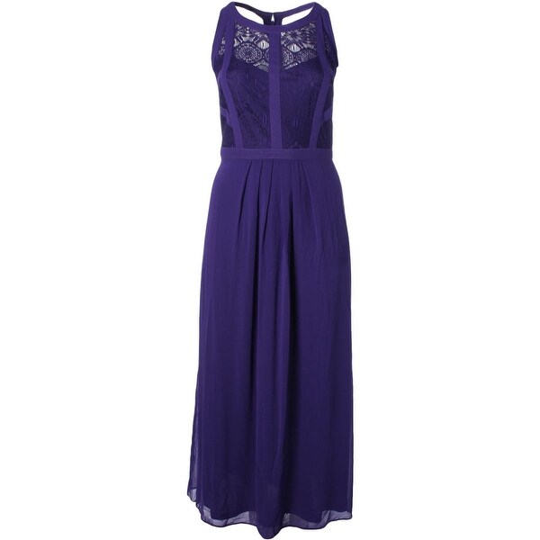 city chic paneled lace bodice gown