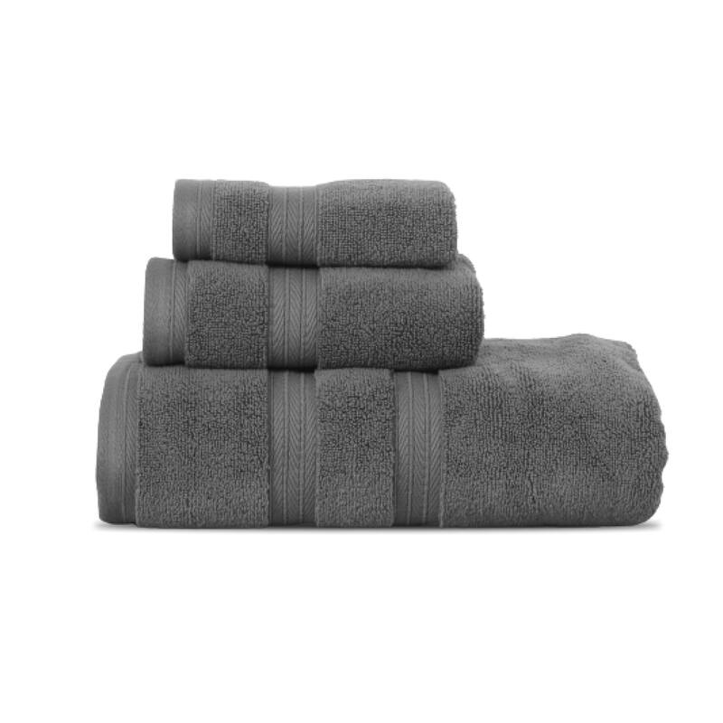 Home Weavers Elegance Essentials 550GSM Cotton Zero Twist Super Absorbent Bath Towel Set of 3