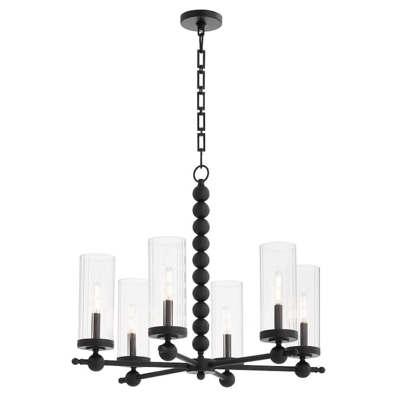 Quorum International 660-6 Lee Boulevard 6 Light 29" Wide Chandelier