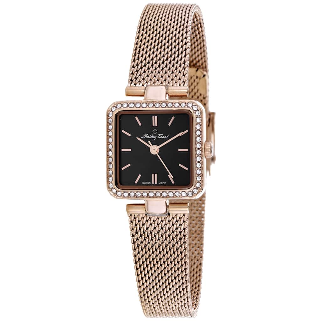 Mathey Tissot Women's Fleury XIV Black Dial Watch - FOO2PN - 6 (36)