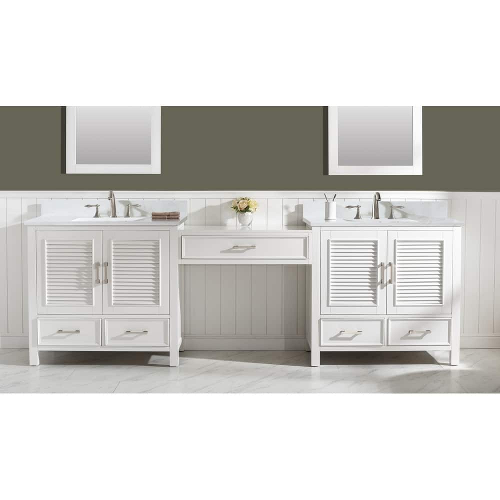 Estate 102" Double Sink Bathroom Vanity Modular Set