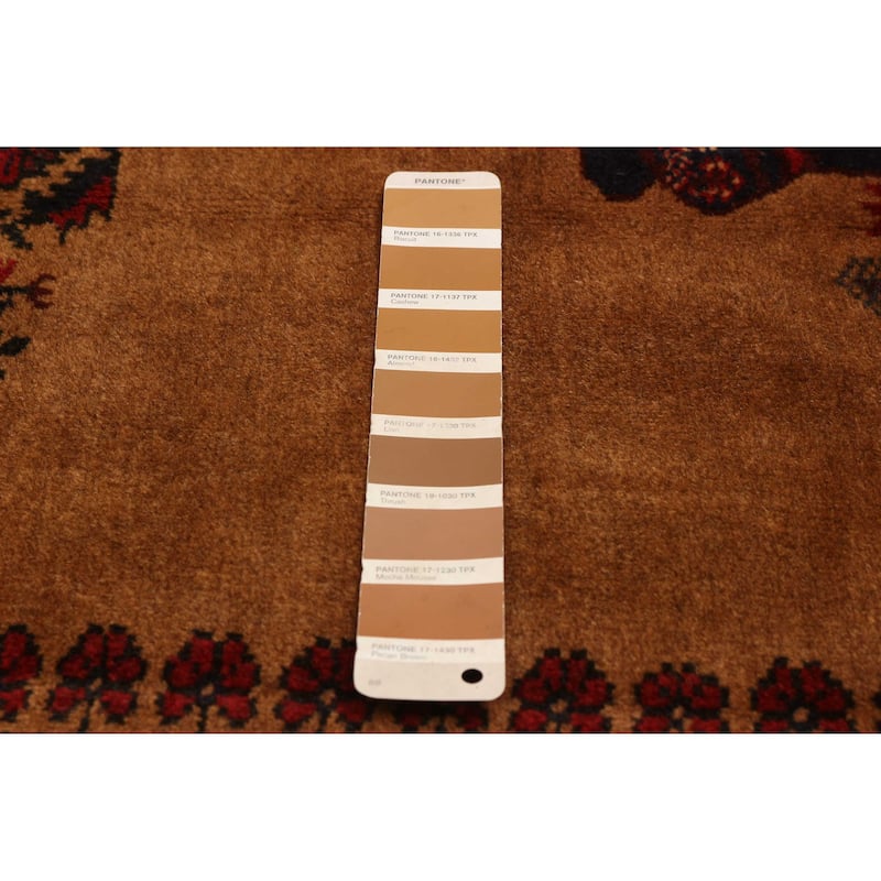 ECARPETGALLERY Hand-knotted Teimani Brown Wool Rug - 6'9 x 9'3